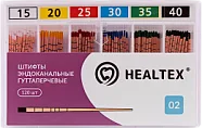 Штифты гуттаперчевые Healtex с маркировкой - 02./60 60 шт.