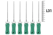 K-File ReadySteel 31мм №130 (6 шт), Dentsply Sirona - ручные файлы, каналорасширители, в стерильном блистере