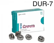 Коронки I CROWN Refill DUR-7 из нержавеющей стали детские (5 шт) Seil Global