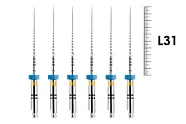 FlexMaster NiTi 31мм .04 №20 (6 шт), VDW - машинные файлы, никель-титан / Флекс Мастер Тейпер