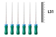 K-Reamer 31мм №35 (6 шт), NIC - ручные файлы, каналорасширители