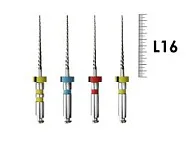 E-Flex Mini 16мм, Ассорти (4 шт), Eighteeth - машинные файлы, 10 Packs 005, 17/08, 20-30/04