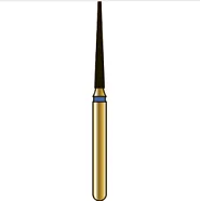 G848 конический с плоским торцом, длина 10 мм, ISO 012, хвостовик FG ISO 314, зернистость 105, синее кольцо (5 шт.), Diatech - бор алмазный