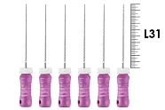 K-File ReadySteel 31мм №10 (6 шт), Dentsply Sirona - ручные файлы, каналорасширители, в стерильном блистере