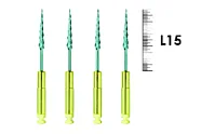 Endoflare Classics 15мм .12 №25 (4 шт), MICRO-MEGA - машинные файлы
