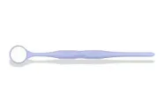 RELAX FS Rhodium - родиевое зеркало с ручкой, №4, диаметр 22 мм, лавандовый, 1 шт