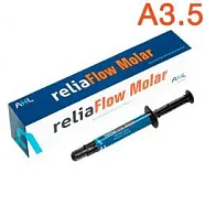 ReliaFlow Molar A3.5, текучий композит низкой текучести, шприц (1 x 2 г, наконечники), AHL