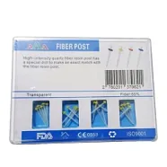 Штифты стекловолоконные FIBER POST №1, 1.2 мм (0,12) Прозрачный-Жёлтый (20шт.+ 4шт развертка)  Incidental