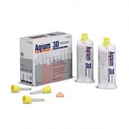 Aqium 3D MEDIUM в двойном картридже (2 х 50 мл), насадки смесительные NT желтые - 12 шт./уп.
