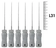 K-Reamer ReadySteel 31мм №08 (6 шт), Dentsply Sirona - ручные файлы, каналорасширители, в стерильном блистере