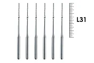 Post Space Bur 31мм №007 (6 шт), Dentsply Sirona - эндодонтические дрильборы, для подготовки канала под штифт