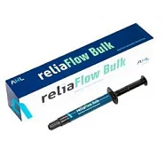ReliaFlow Bulk Dentine, жидкотекучий композит для пломбирования объемных полостей боковых зубов, шприц (1 x 2 г, наконечники), AHL
