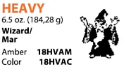 Резиновая тяга Wizard (Маг) 1/8 6,5 oz., Heavy AO