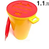 Контейнер для утилизации игл 1,1 л.