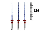 Blue Storm 25мм .02, N55 (3 шт), Sani - машинные ротационные эндо файлы