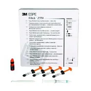 Filtek Z550 НАБОР (4 шпр по 4 г, Single Bond 2, протравка) - универсальный наногибридный композит (7050TK)