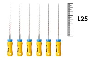 K-Reamer 25мм №20 (6 шт), NIC - ручные файлы, каналорасширители