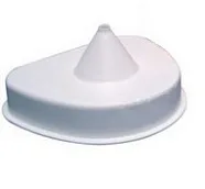 Base Plate Model Shaped, размер 3 (?90мм x 75мм) - пласт.основание в форме модели с воронкой д/литья