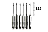 Gates Drills 32мм №4 (6 шт), Mani - дрильборы для вскрытия устья каналов, развертка 