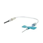 Игла-бабочка с луэр-адаптером (safety 23Gх3/4 19 см, голубая, 0,6х19 мм) 90шт.