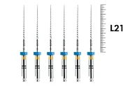 FlexMaster NiTi 21мм .06 №20 (6 шт), VDW - машинные файлы, никель-титан / Флекс Мастер Тейпер