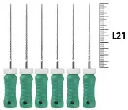 K-Reamer ReadySteel 21мм №70 (6 шт), Dentsply Sirona - ручные файлы, каналорасширители, в стерильном блистере