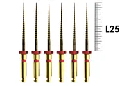 E-Flex Gold 25мм, .04, N25 (6 шт), Eighteeth - машинные файлы, 10 Packs 007