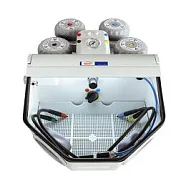 Аппарат для тонкоструйной обработки Basic quattro, базовая модель с 2 бачками, вкл. 2 струйные сопла 0,8 мм / 1,2 мм, тип- 1 x 25–70 мкм, 1 x 70–250 мкм