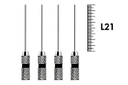 Finger Plugger 21мм №2 (4 шт), Dentsply Sirona - уплотнитель гуттаперчи для вертикальной конденсации, ручной, нержавеющая сталь