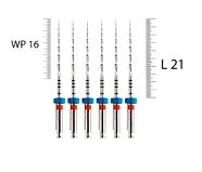 Mtwo 21мм, 07, N25 (6 шт), VDW - тейпер, WP 16