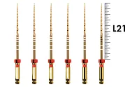 ProTaper Gold 21мм F2 (6 шт), Dentsply Sirona - машинные файлы, стерильные, красные