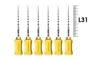 ProTaper Universal Hand use 31мм F5 (6 шт), Dentsply Sirona - ручные файлы, с прогрессирующей конусностью, черные