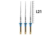 ProTaper Next 21мм X3 (3 шт), Dentsply Sirona - машинные файлы, NiTi, с переменной конусностью, стерильные, синие