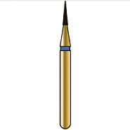 G853 игловидный (пика), длина 3,5 мм, ISO 008, хвостовик FG ISO 314, зернистость 105, синее кольцо (5 шт.), Diatech - бор алмазный