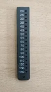 Endo Ruler черная, JAAN - аксессуары для эндодонтии, эндолинейка