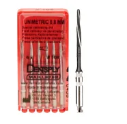Unimetric калибровочный дриль №108 белый 2 полосы (6 шт), Dentsply Sirona