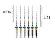 Mtwo 21мм, 06, N20 (6 шт), VDW - тейпер, WP 16