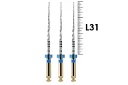 ProTaper Next 31мм X3 (3 шт), Dentsply Sirona - машинные файлы, NiTi, с переменной конусностью, стерильные, синие