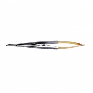Иглодержатель castroviejo perma sharp 14 см 5 1/2 изогнутый (от 5-0 до 11-0), NH5021