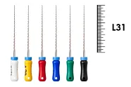 K-Reamer 31мм №15-40 (6 шт), NIC - ручные файлы, каналорасширители, ассорти