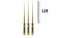 UltraGlider Gold 25мм .02 №16 (3 шт), Еврофайл - проглайдер, машинные файлы, для создания ковровой дорожки, стерильные, никель-титан