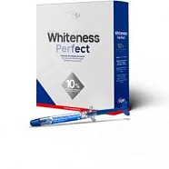 Whiteness Perfect 10% (5шпр.х3г, 2плас., конт.)-домашнее ночное отбеливание на основе перекиси карбамида, FGM
