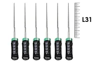 H-File Senseus 31мм №80 (6 шт), Dentsply Sirona - ручные файлы, каналорасширители, супергибкие, силиконовая ручка, стерильный блистер