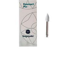 Полиры силиконовые Ensmart Pin Пуля (бел. груб.), на пласт.ножке, (ENP 125-1) - (1 х 10шт.)