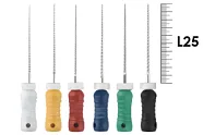 K-File ReadySteel 25мм №45-80 (6 шт), Dentsply Sirona - ручные файлы, каналорасширители, в стерильном блистере, ассорти