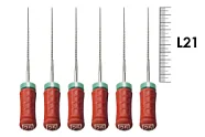 FlexoReamer Senseus 21мм №55 (6 шт), Dentsply Sirona - ручные файлы, гибкие, с эргономичной ручкой