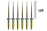 E-Flex Gold 25мм, .02, N60 (6 шт), Eighteeth - машинные файлы, 10 Packs 308