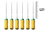 FlexoReamer Senseus 21мм №20 (6 шт), Dentsply Sirona - ручные файлы, гибкие, с эргономичной ручкой
