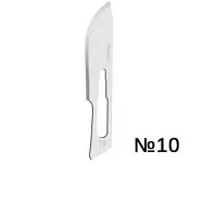 Лезвия для скальпеля одноразовые № 10 Steeluxe (100 шт ) Apexmed