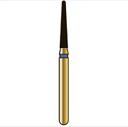 G856 конический с закругленным торцом, длина 8 мм, ISO 014, хвостовик FG ISO 314, зернистость 105, синее кольцо (5 шт.), Diatech - бор алмазный